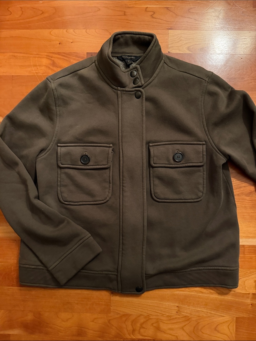 Banana Republic Utility Jacket in Olive Green